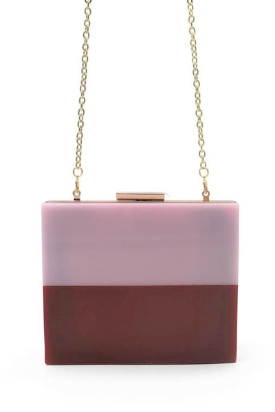 Morgan Taylor Saisha Clutch in Pink Red Get Racy