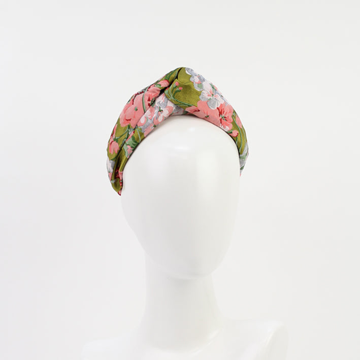 Jendi  Kaya Turban Headband in Garden Flowers