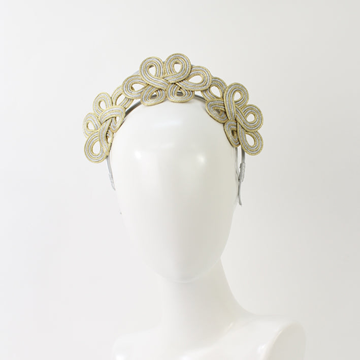 Jendi Naomi Golden Lace Headband