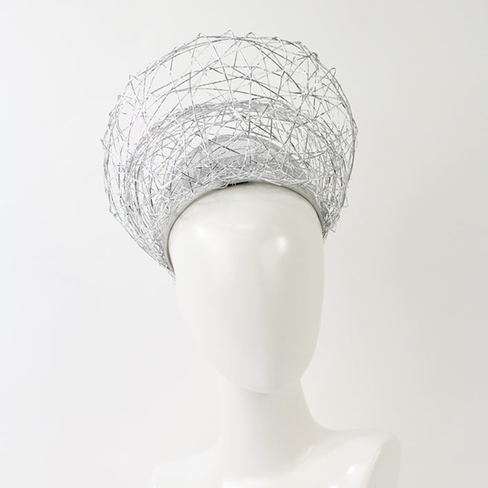Jendi Silver Wire Crown on a Headband