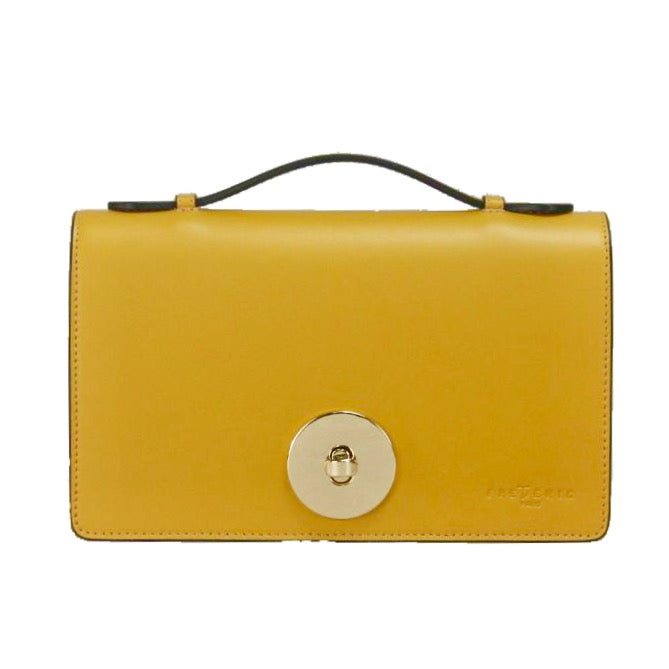 FredericT Amelia Small Leather Handbag in Yellow