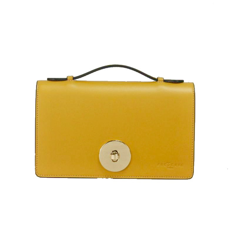 FredericT Amelia Small Leather Handbag in Yellow