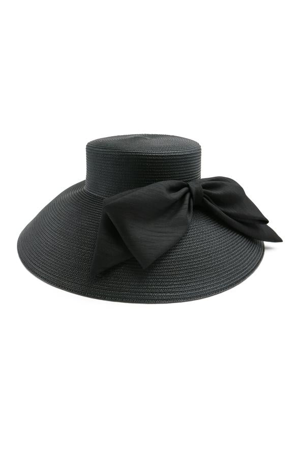 Morgan & Taylor Malika Droop Hat in Black