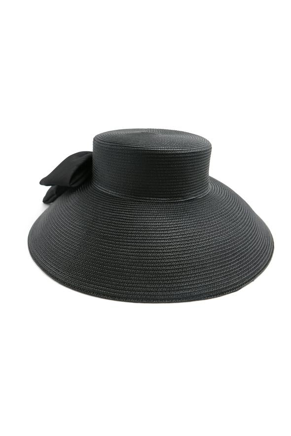 Morgan & Taylor Malika Droop Hat in Black