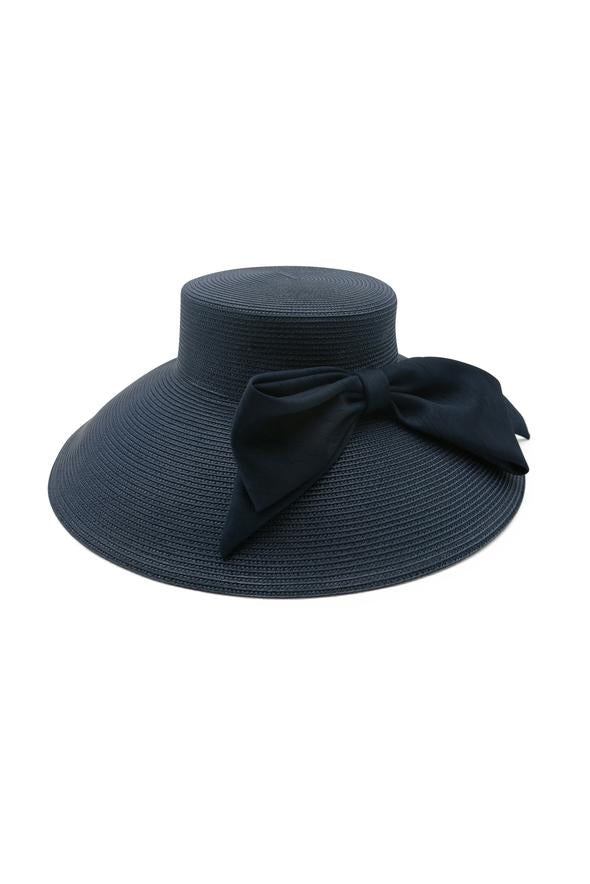 Morgan & Taylor Malika Droop Hat in Navy