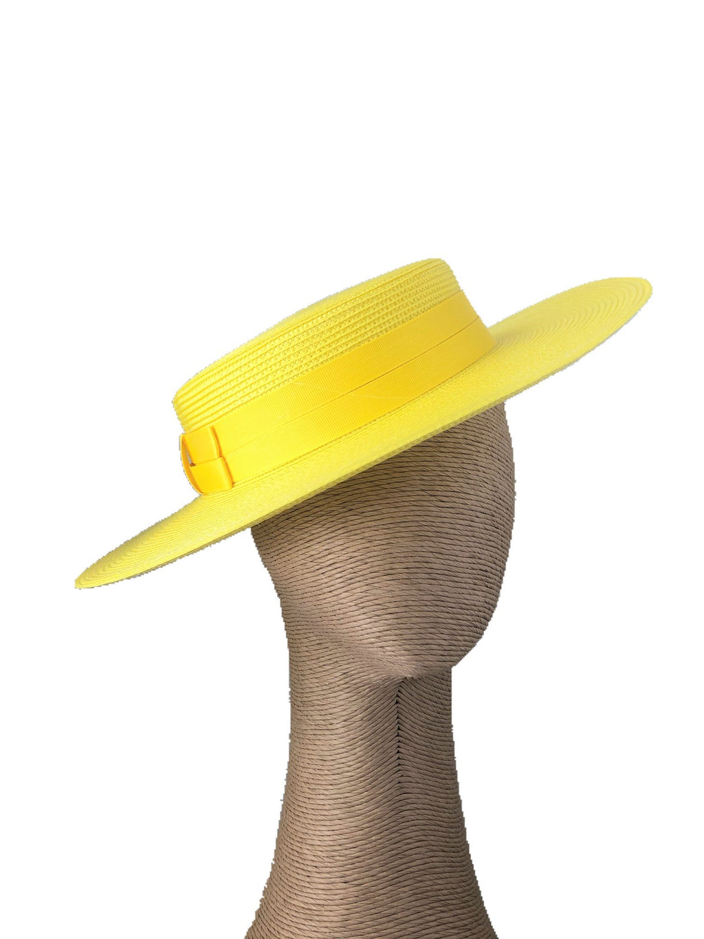 Morgan & Taylor Amora Boater Hat in Yellow