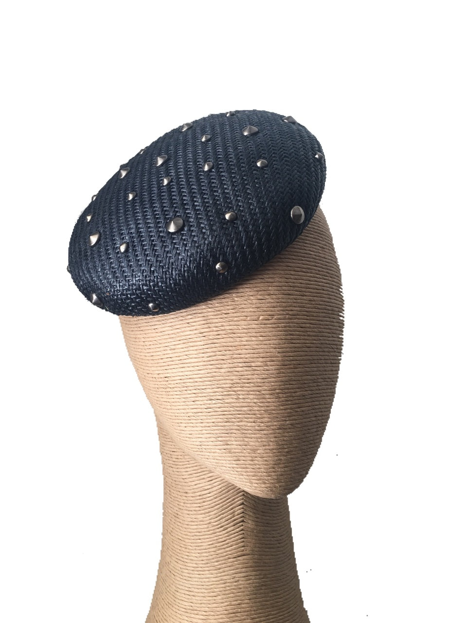 Max Alexander Susie Hat with Studs in Navy