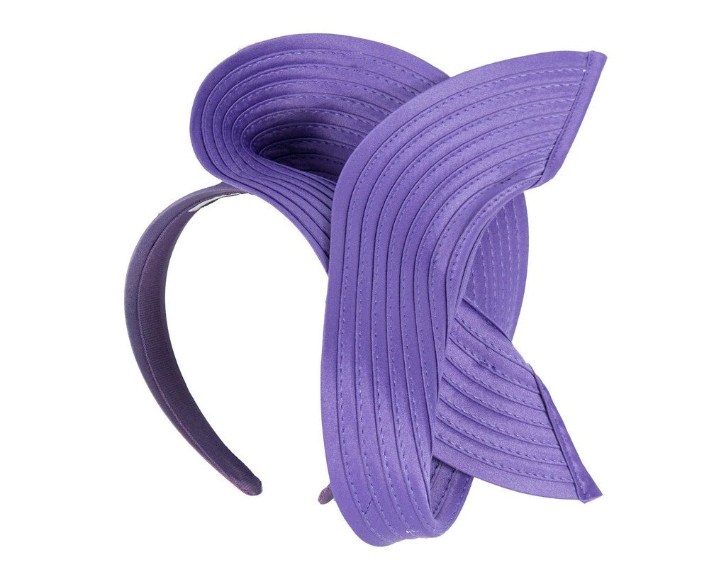 Max Alexander Judi Loop Headpiece on a Headband in Purple