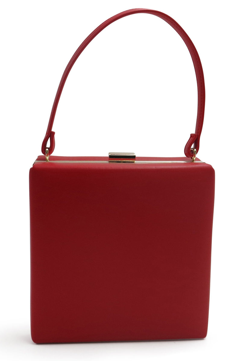 Morgan & Taylor Natasha Top Handle Bag in Red or Snake