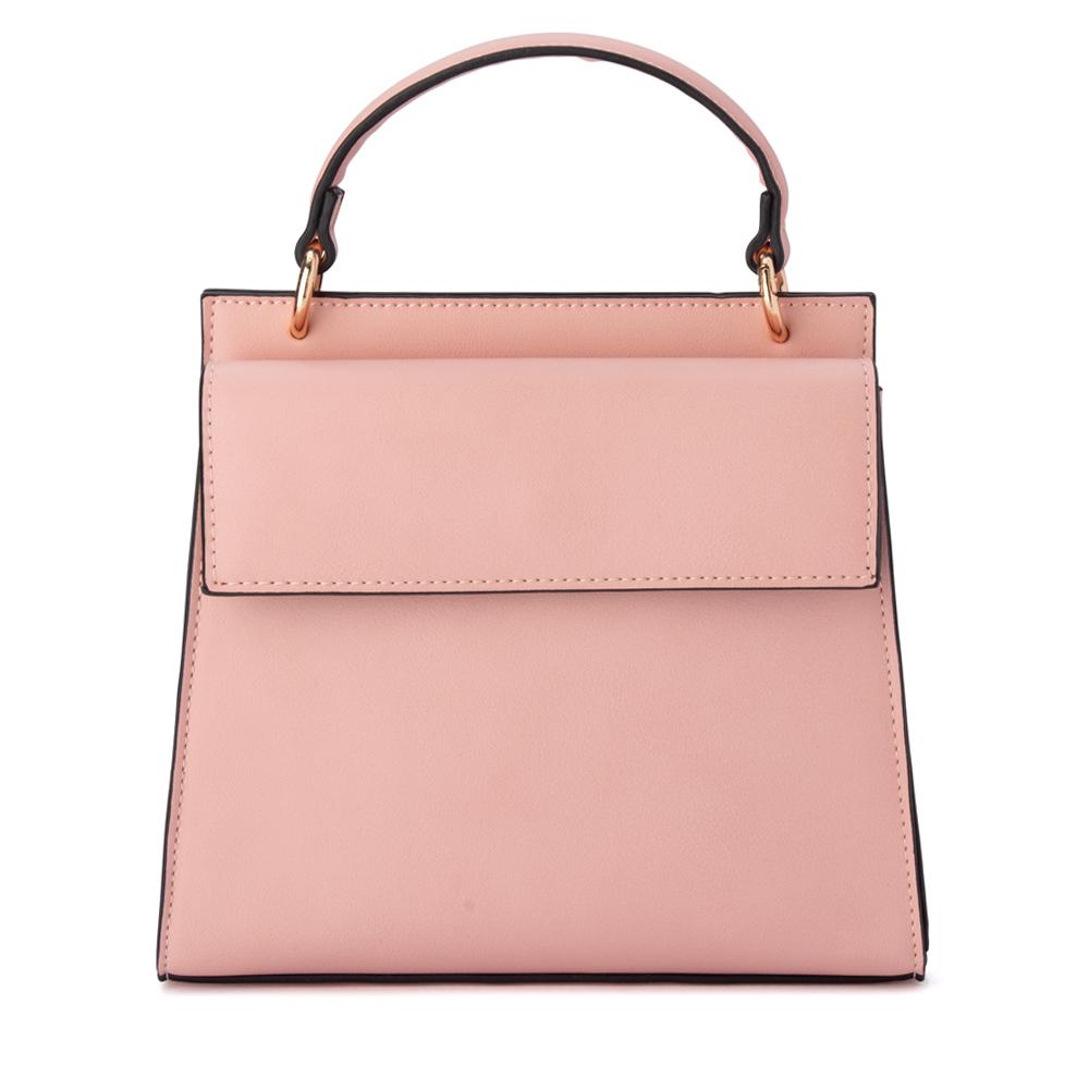 Veronica Double Sided Top Handle Bag in Blush