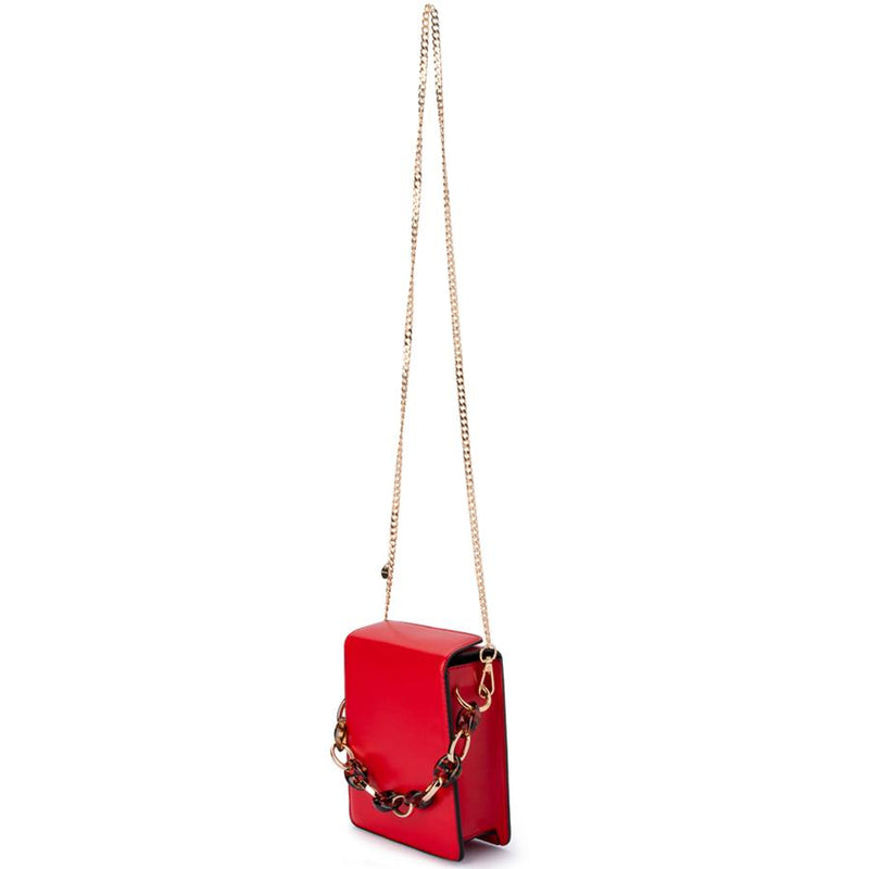 Cherry Acrylic Chain Bag in Red