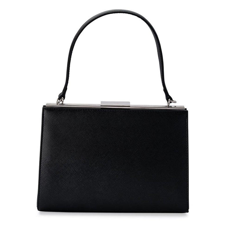 Olga Berg Harlyn Top Handle Bag in Black