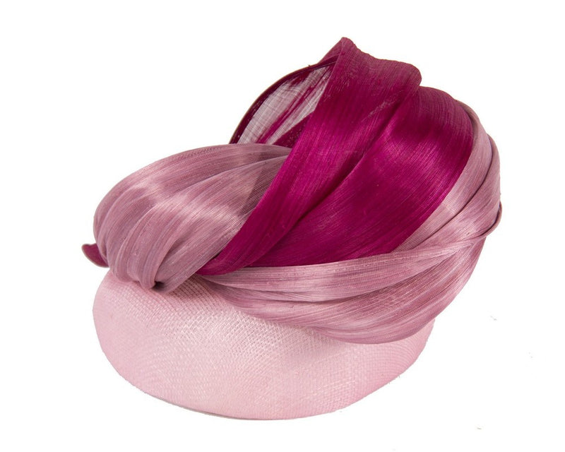 The Fillies Collection Alyssa Pink Hat with Pink and Magenta Loops
