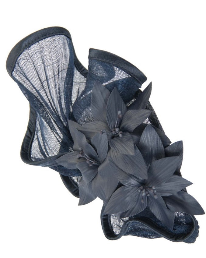 The Fillies Collection Arya Headpiece in Navy