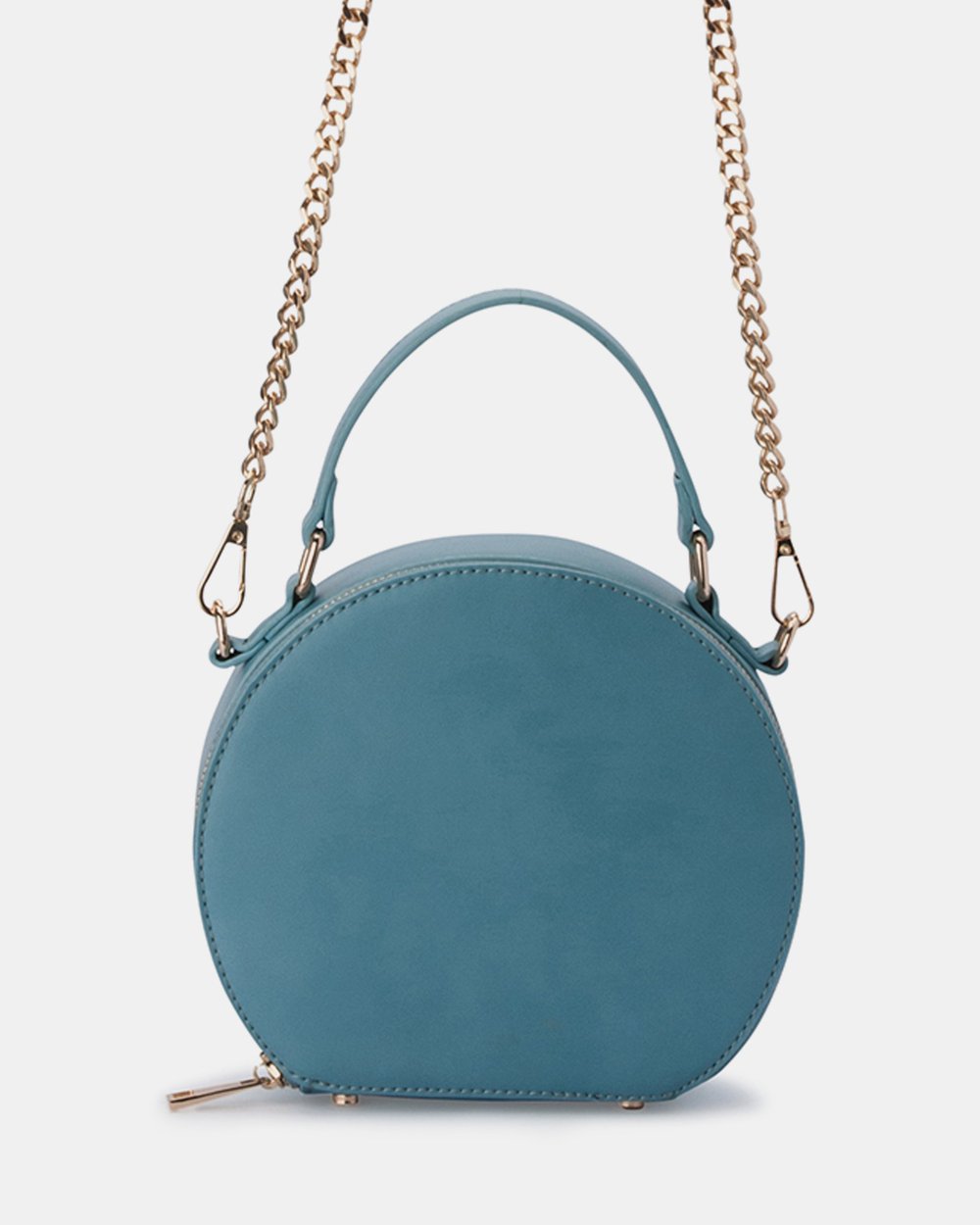 Olga Berg Maria Top Handle Bag in Blue
